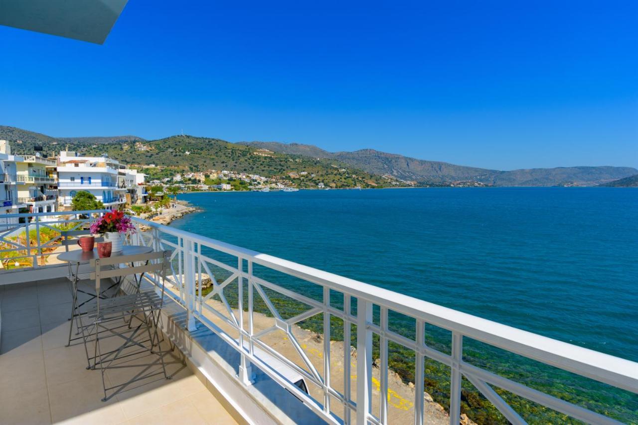 Margarita'S Seafront Luxury Apartment Elounda Eksteriør billede