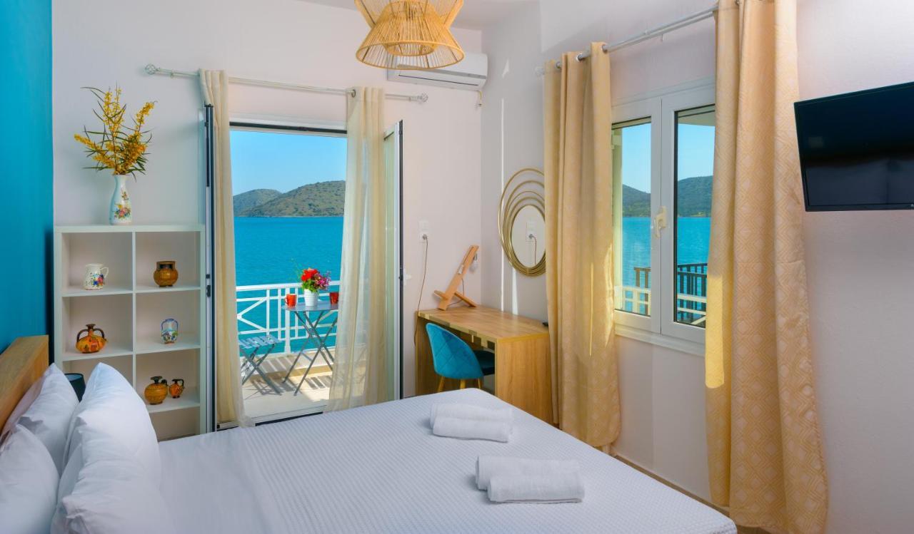 Margarita'S Seafront Luxury Apartment Elounda Eksteriør billede