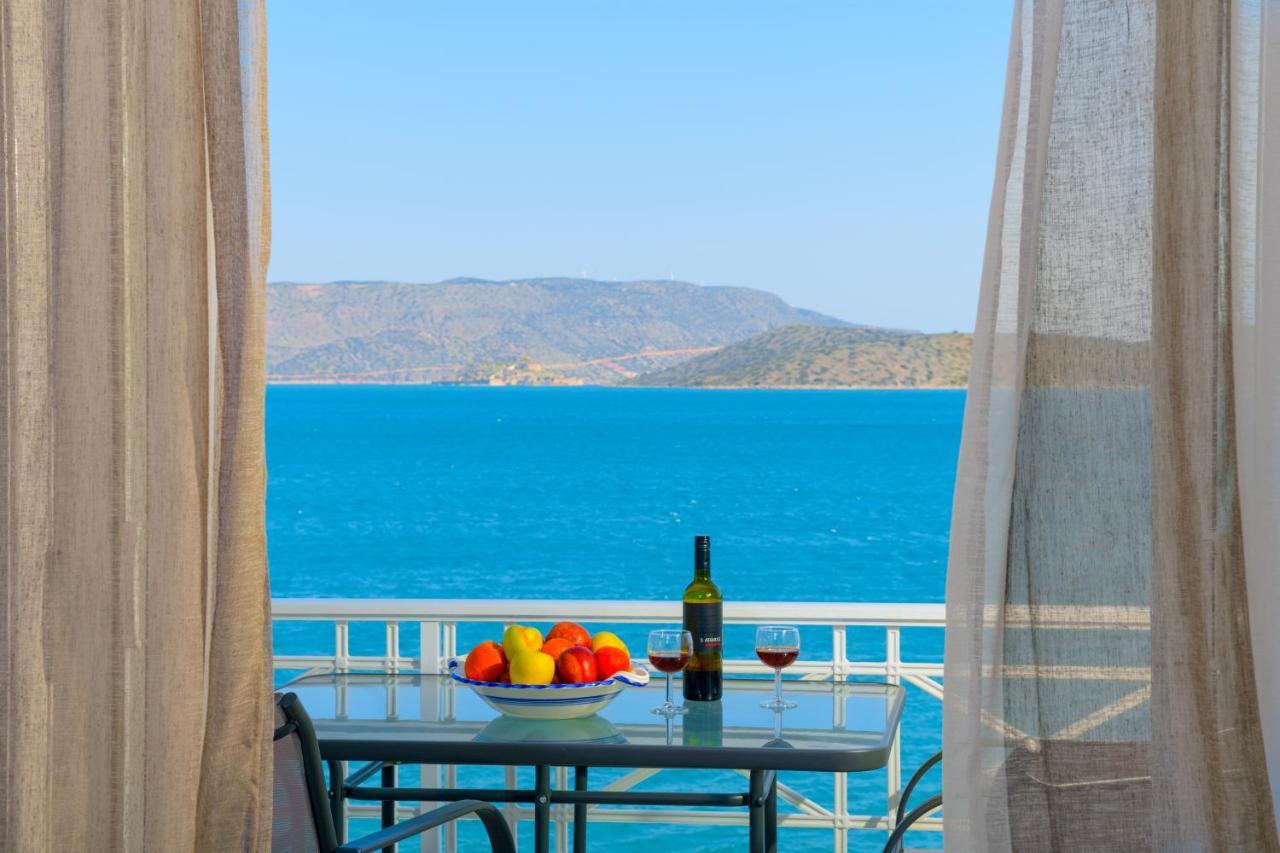 Margarita'S Seafront Luxury Apartment Elounda Eksteriør billede
