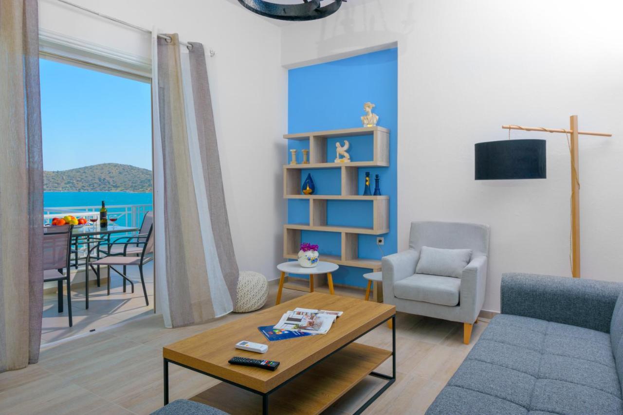 Margarita'S Seafront Luxury Apartment Elounda Eksteriør billede