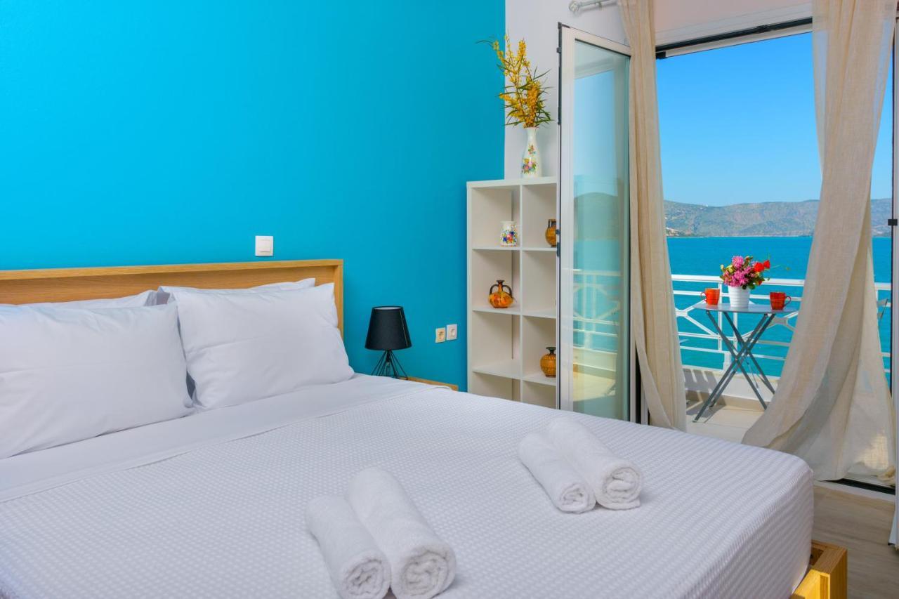 Margarita'S Seafront Luxury Apartment Elounda Eksteriør billede