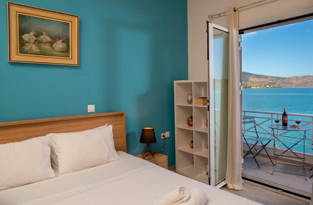 Margarita'S Seafront Luxury Apartment Elounda Eksteriør billede