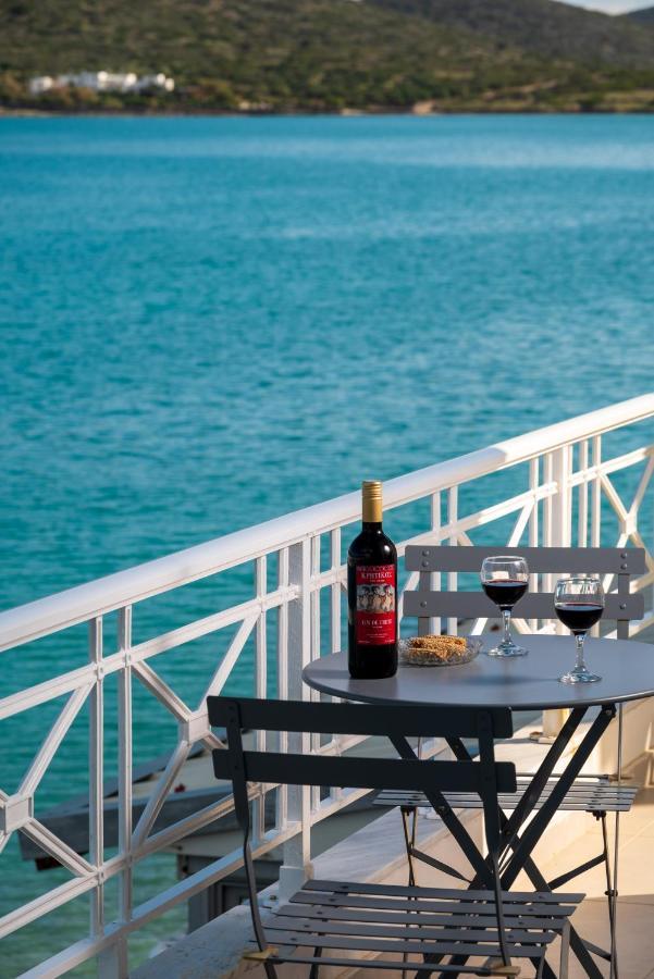 Margarita'S Seafront Luxury Apartment Elounda Eksteriør billede